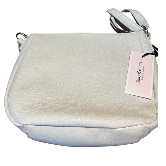 *NWT* Juicy Couture Womens Charm School Satchel Handbag in Cream - Picture 3 of 9
